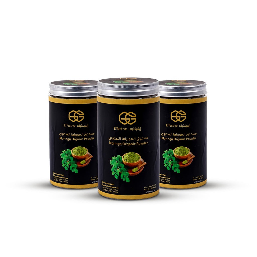 عرض –مسحوق المورينجا العضوي 3عبوات